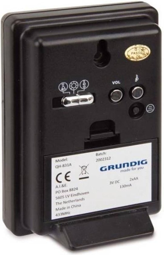 Grundig DS48575 LED Deurbel met 1 Ontvanger | bol.com