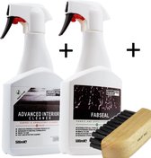Pack nettoyage et protection intérieur 2 x 500 ml + brosse pratique d'une valeur de 17,99 €