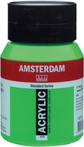 Peinture acrylique standard d'Amsterdam 500 ml 605 vert brillant