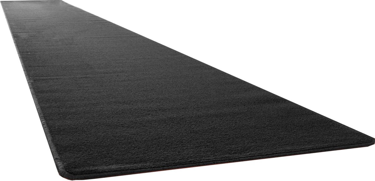 Tapijt loper Antares- 100 x 1400 cm- Zwart