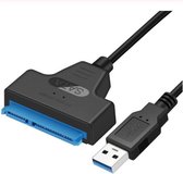 WiseGoods - Premium USB 3.0 naar SATA 3 Converter - Kabel - Adapter - 2.5 Inch Externe HDD Converter - Tot 6GB - 20 CM Kabel