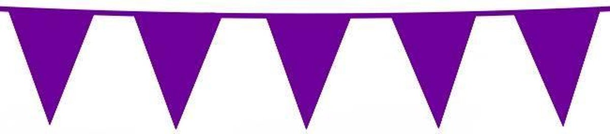 Globos Nordic Vlaggenlijn 10 Meter Polyetheen Purper