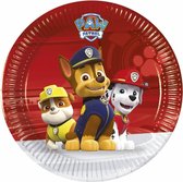 Vegaoo - 8 kleine kartonnen Paw Patrol bordjes