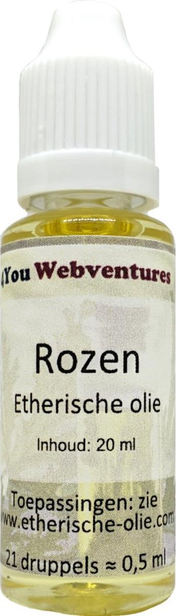 Goedkoopste Etherische rozenolie 5 - 40 ml (2x 20 ml) - etherische olie - essentiële rozenolie 5 procent