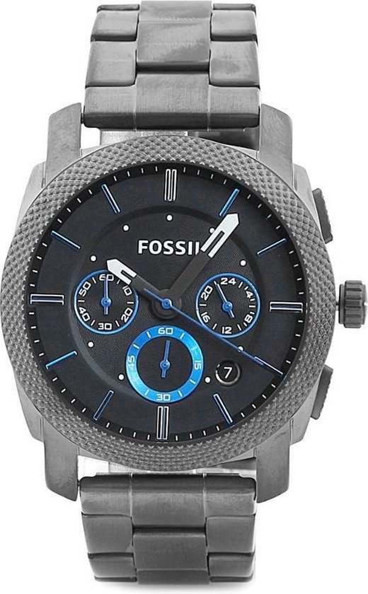 Fossil FS4931 - Horloge - Staal - Grijs - 45 mm | bol.com
