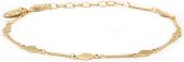 Karma 925 Sterling Zilveren Goudkleurige Diamond Shape Armband  - Goud