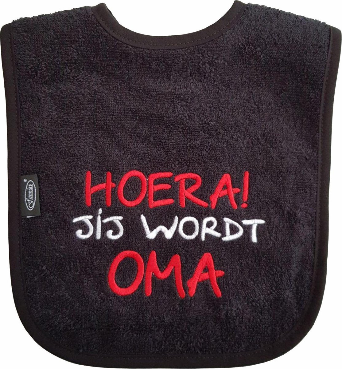 Goedkoopste Zwarte slab met Hoera! Jij wordt oma