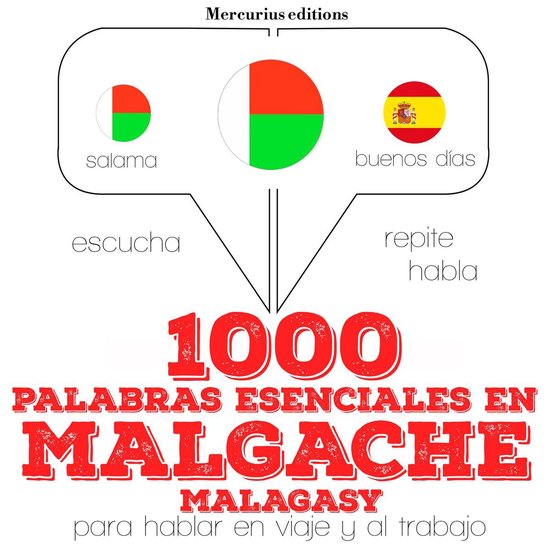 1000 palabras esenciales en malgache (malagasy) - cover