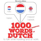 1000 essential words in Dutch