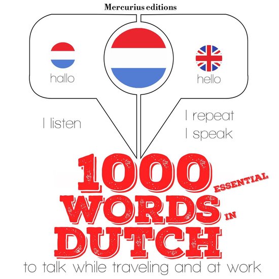 1000 essential words in Dutch - cover