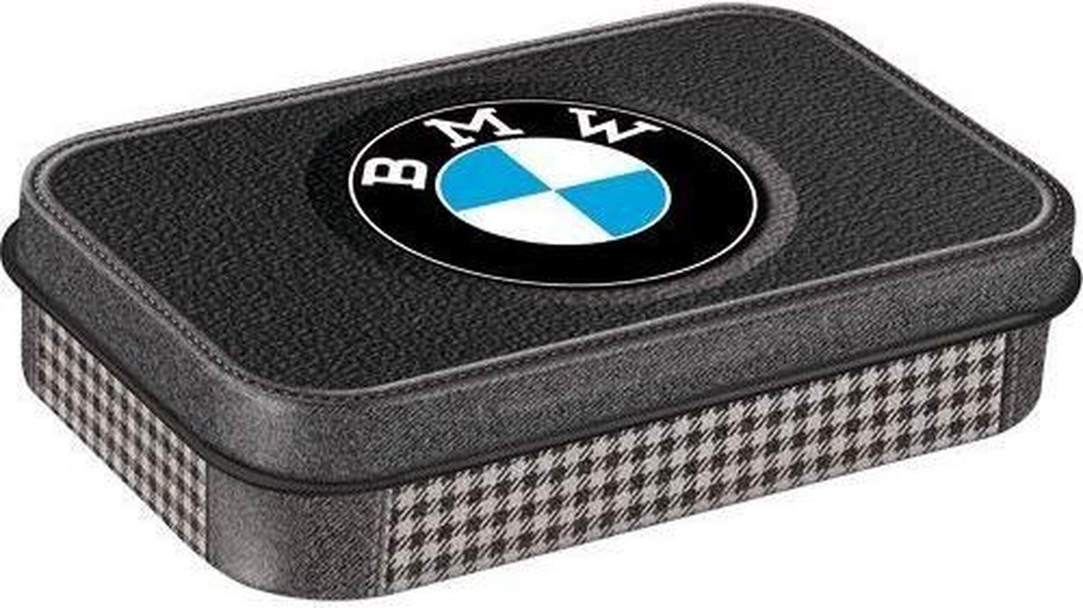 BMW Classic Pepita - Pepermunt Blik XL - Mint Box