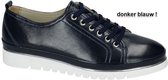 Sensunique -Dames -  blauw donker - lage gesloten schoenen - maat 38