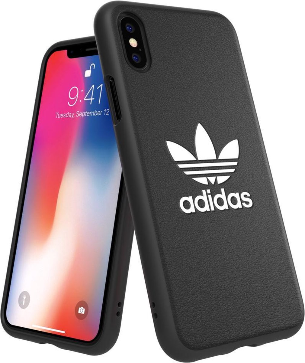 adidas Originals Moulded Case BASIC FW18 case iPhone X XS zwart hoesje