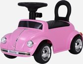 VW Beetle roze, loopauto met multimedia unit, USB en mp3 (FTF beetle)