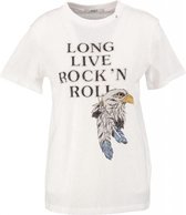 Replay langer zacht wit shirt katoen - Maat  L