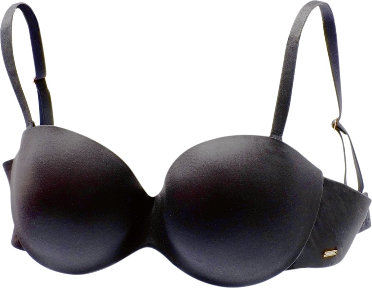 Royal Lounge Junky Royal Magic zwart strapless bra zwart - strapless bra Maat: 80D
