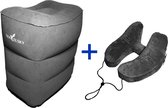 TravelSky - Vliegtuigbedje - Reiskussen - Nekkussen - Voetensteun - Leg Rest Pillow