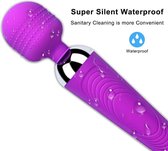 Magische Wand Vibrator | Krachtig | 10 vibratiestanden | Stille vibraties | Fijne vibraties | Paars