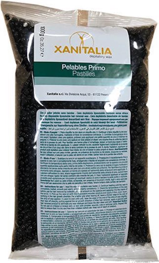 Wax - ontharingswax - parels - beans - 1 KG - 1000 gram - lichaamswax - Black