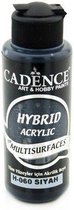 Cadence Hybride acrylverf (semi mat) Zwart 01 001 0060 0120  120 ml