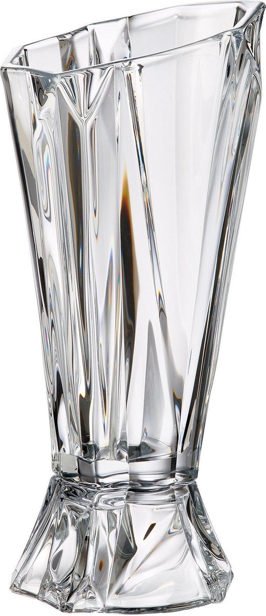 Crystalite Bohemia Crystalite vaas ENIGMA 38 cm. Transparant