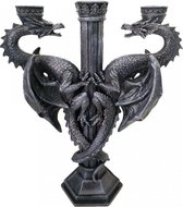Nemesis Now Kaarsenstandaard Dragon's Altar Zwart