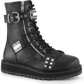 Demonia Enkellaars -39 Shoes- VALOR-280 Zwart