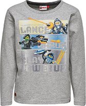 LONGSLEEVES   NEXO KNIGHTS   licht grijs TEO 204    MAAT 128