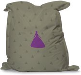 Zitzak Princesses Geelgrijs Blauw (L)