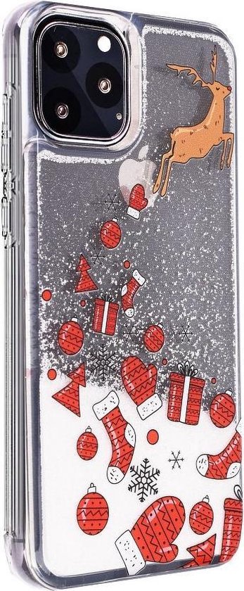 Winter back case TPU Geschikt voor iPhone 7 Plus / 8 Plus - kerstcadeautjes