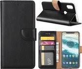 Xssive Hoesje voor Motorola Moto One - Book Case - Zwart