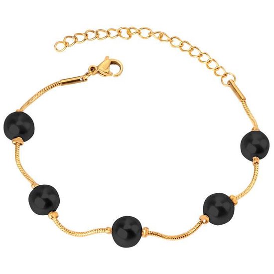 Bracelet Femme Cilla Jewels avec Perles Synthétiques Or