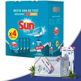 Sun All-In-1 Vaatwastabletten +Machinereiniger 280 Stuks + Oramint Oral Care Kit Combi Deal