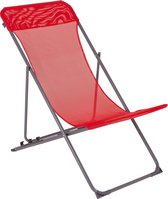 Bo-Camp Beach Chair Penco - 3 standen - Oxford Polyester - Rood