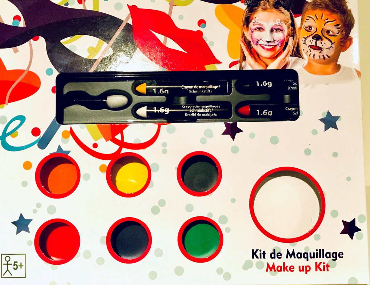Schmink - Make-up kit - Themafeest - Halloween - Kerstmis - Merkloos