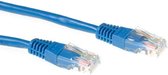 ACT CAT6 U/UTP netwerkkabel  7 meter - Blauw
