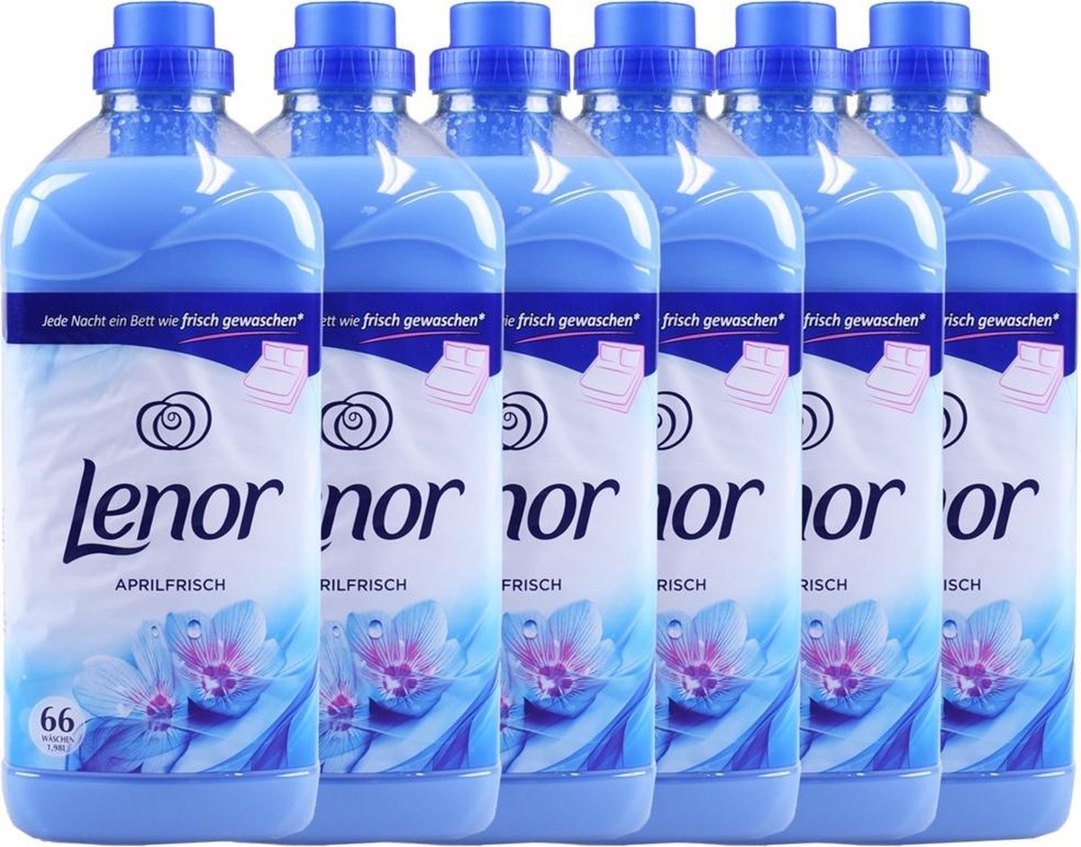 Goedkoopste Lenor Wasverzachter VOORDEELVERPAKKING 6x66 (396) Wasbeurten. Aprilfrisch