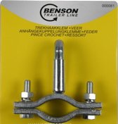 Benson Trekhaakklem - Hulpkoppeling - met Veer - Verzinkt Staal