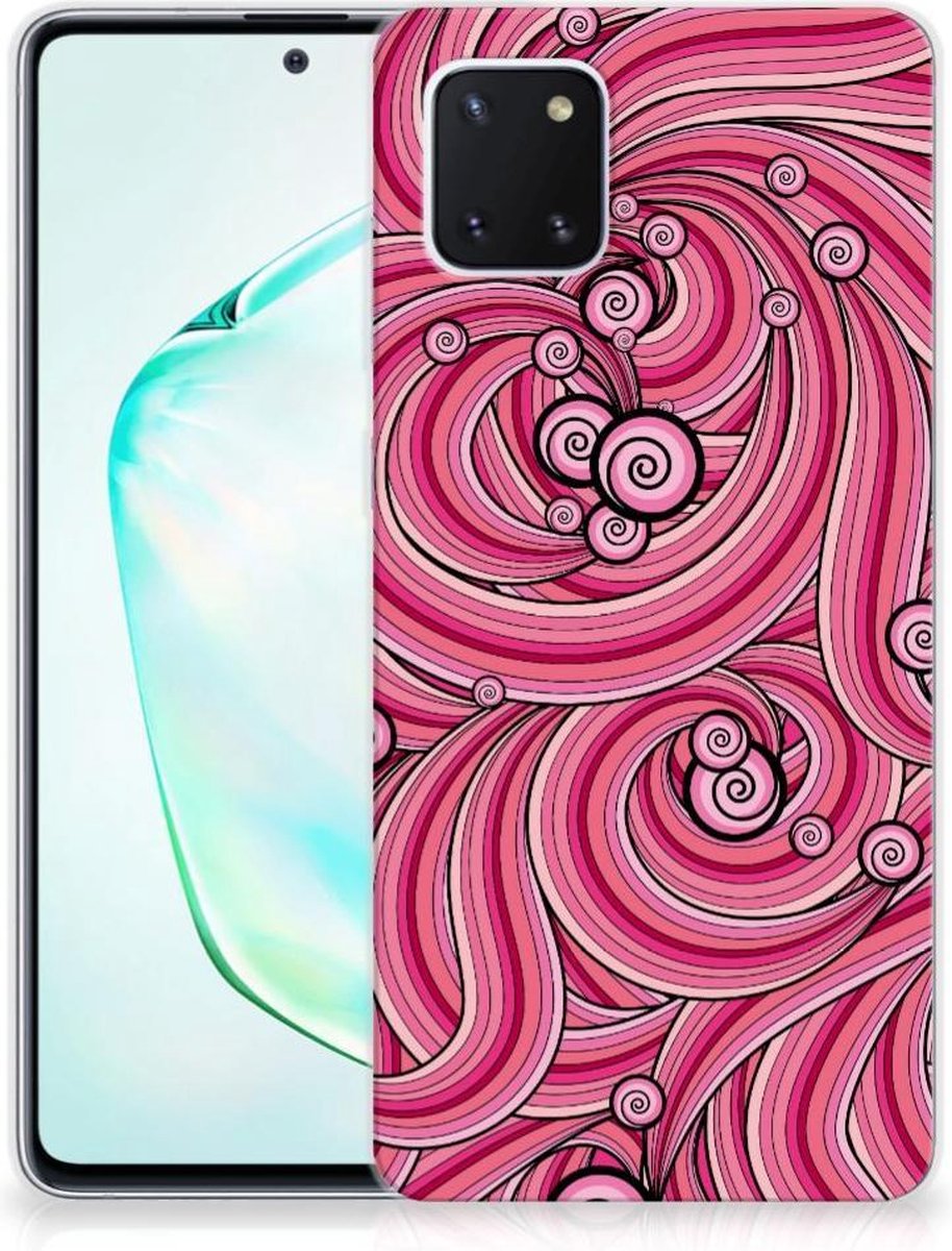 Samsung Galaxy Note 10 Lite Hoesje maken Swirl Pink