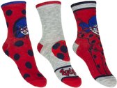 Miraculous Ladybug sokken 3 paar maat 23-26