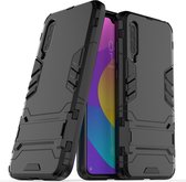 Xiaomi Mi 9 Lite / Mi CC9 Kickstand Shockproof Zwart Cover Case Hoesje A3BL