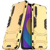 Xiaomi Mi 9 Lite / Mi CC9 Kickstand Shockproof Goud Cover Case Hoesje A3BL