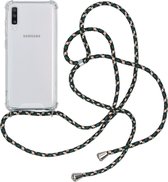 iMoshion Hoesje Geschikt voor Samsung Galaxy A70 Hoesje Met Koord - iMoshion Backcover met koord - Transparant