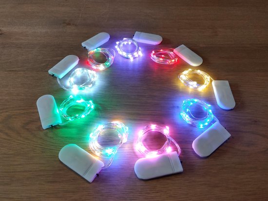 SquareRainbow Gekleurde Nano LED Haarlampjes (2 meter) – RGB Flashing  Hairlights -... | bol.com