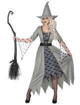 LUCIDA - Grijs heksen kostuum voor vrouwen - M
