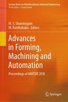 Lecture Notes on Multidisciplinary Industrial Engineering - Advances in Forming, Machining and Automation