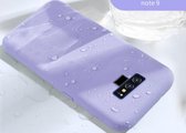 Luxe Liquid Silicone Back Cover Set voor Galaxy Note 9 _ Lichtpaars