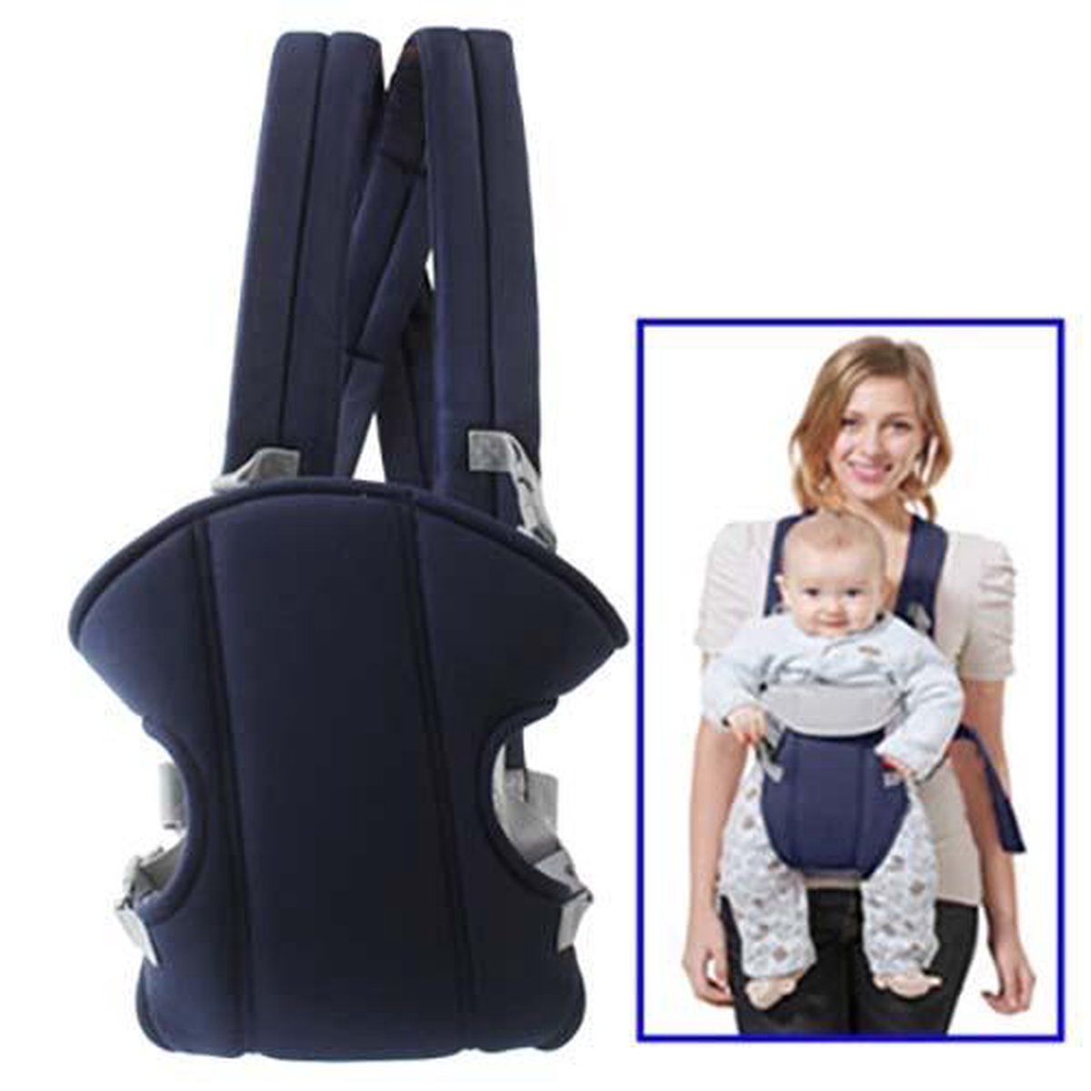 Momcozy Babydrager van pasgeborenen tot peuters, ergonomisch, comfortabel en licht voor baby's van 3,2 tot 20 kg, zeer eenvoudig aan te trekken, ideaal om de handen vrij te houden, ademend mesh, grijs