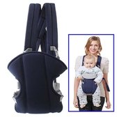 KANGAROO | 2-in1 Lightweight Breathable Baby Safety Draagzak voor Mama & Papa - 3-12 maanden - EASY - clicksysteem - 2 jaar garantie - Navy Blue