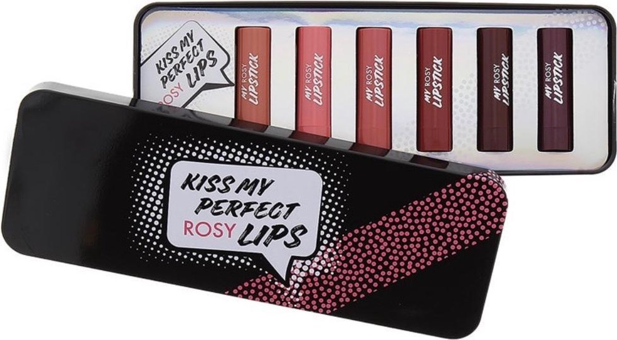 Lippenstift-make-up-Lipstick-Perfect lips-nude lips-6 stuks